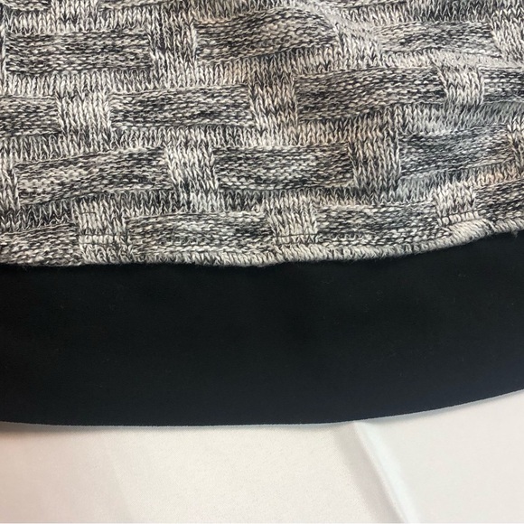 Chico’s Tunic Sweater Soft Cowl Neck Variegated Basket Weave Layered Look - Picture 5 of 8